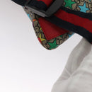 GUCCI GG Supreme Sherry Line Backpack PVC Beige Rainbow 550775 Auth 109993V-18