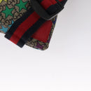 GUCCI GG Supreme Sherry Line Backpack PVC Beige Rainbow 550775 Auth 109993V-19