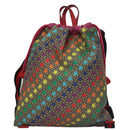 GUCCI GG Supreme Sherry Line Backpack PVC Beige Rainbow 550775 Auth 109993V-13