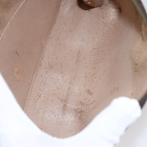 LOUIS VUITTON Monogram Trousse Demi Ronde Cosmetic Pouch M47520 LV Auth 109998