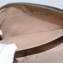 LOUIS VUITTON Monogram Trousse Demi Ronde Cosmetic Pouch M47520 LV Auth 109998-20