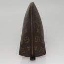 LOUIS VUITTON Monogram Trousse Demi Ronde Cosmetic Pouch M47520 LV Auth 109998-3