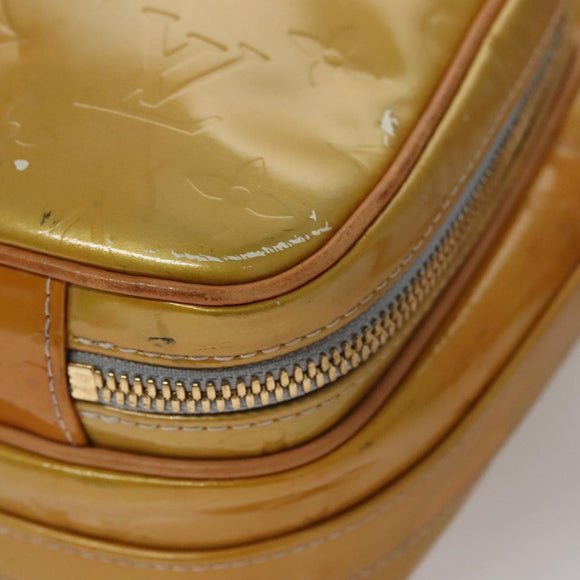 LOUIS VUITTON Monogram Vernis Wooster Shoulder Bag Gris M91036 LV Auth 110001