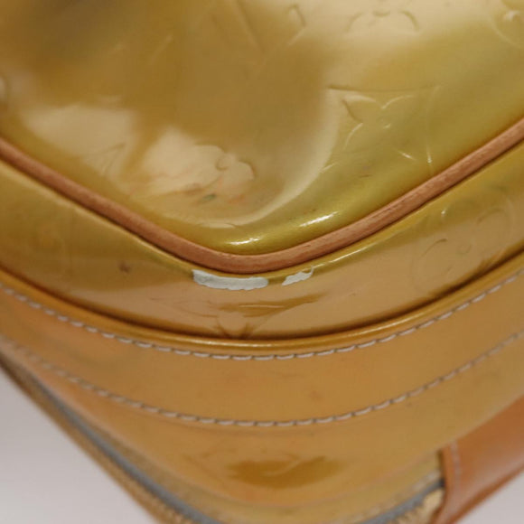 LOUIS VUITTON Monogram Vernis Wooster Shoulder Bag Gris M91036 LV Auth 110001