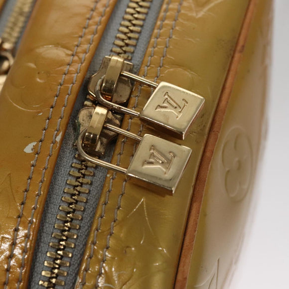 LOUIS VUITTON Monogram Vernis Wooster Shoulder Bag Gris M91036 LV Auth 110001