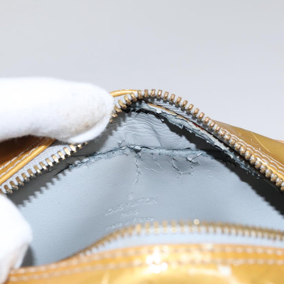 LOUIS VUITTON Monogram Vernis Wooster Shoulder Bag Gris M91036 LV Auth 110001