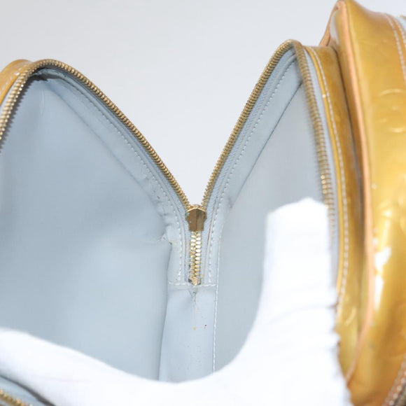 LOUIS VUITTON Monogram Vernis Wooster Shoulder Bag Gris M91036 LV Auth 110001