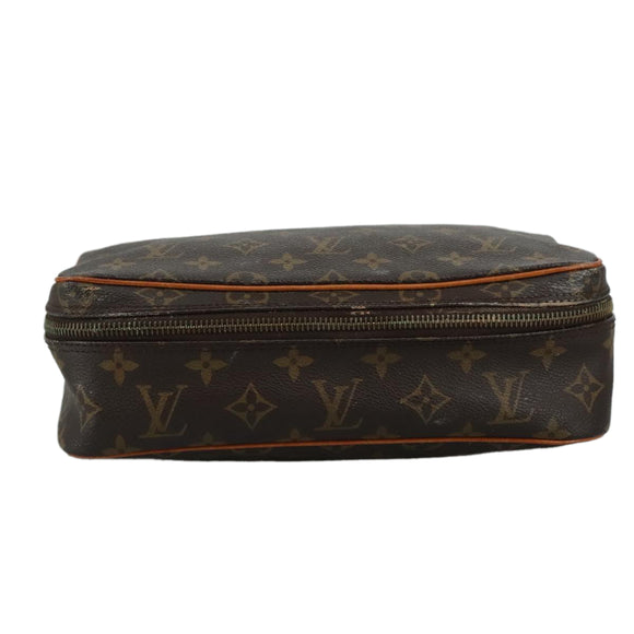 LOUIS VUITTON Monogram Trousse Boite Cosmetic Pouch M47640 LV Auth 110007