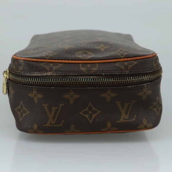 LOUIS VUITTON Monogram Trousse Boite Cosmetic Pouch M47640 LV Auth 110007