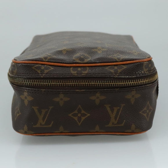 LOUIS VUITTON Monogram Trousse Boite Cosmetic Pouch M47640 LV Auth 110007