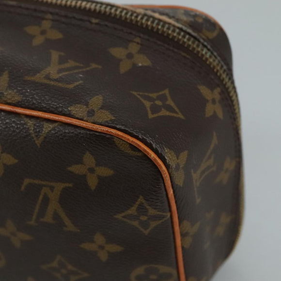 LOUIS VUITTON Monogram Trousse Boite Cosmetic Pouch M47640 LV Auth 110007