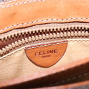 CELINE Macadam Canvas Shoulder Bag PVC Leather Brown Auth 110008-20
