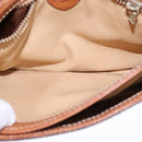 CELINE Macadam Canvas Shoulder Bag PVC Leather Brown Auth 110008-10