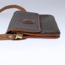 CELINE Macadam Canvas Shoulder Bag PVC Leather Brown Auth 110008-3