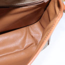 CELINE Macadam Canvas Circle Shoulder Bag Beige Auth 110010-19