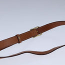 CELINE Macadam Canvas Circle Shoulder Bag Beige Auth 110010-8