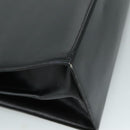 Salvatore Ferragamo Gancini Hand Bag Leather Black Gold Auth 110014-16