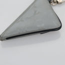 LOUIS VUITTON Monogram satellite Porte Cles Charm Silver MP2217 LV Auth 110058-16