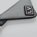 LOUIS VUITTON Monogram satellite Porte Cles Charm Silver MP2217 LV Auth 110058-14