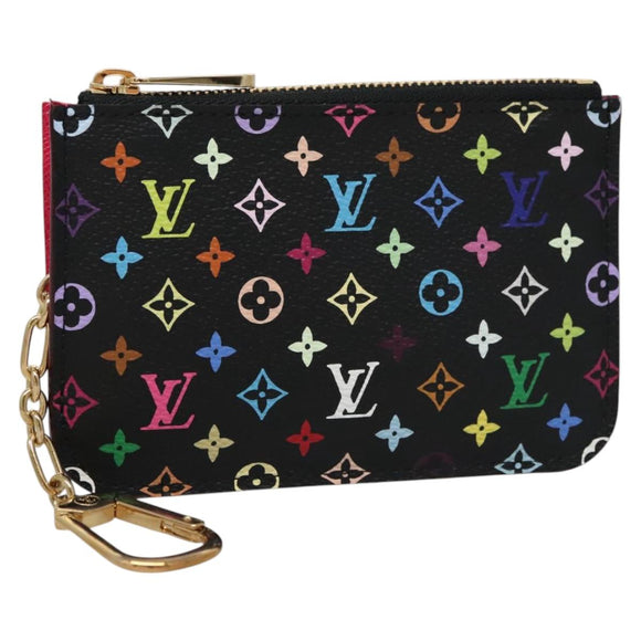 LOUIS VUITTON Multicolor Pochette Cles NM Portemonnee Zwart M93735 Auth 110059SAM