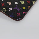 LOUIS VUITTON Multicolor Pochette Cles NM Portemonnee Zwart M93735 Auth 110059SAM-15