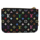 LOUIS VUITTON Multicolor Pochette Cles NM Portemonnee Zwart M93735 Auth 110059SAM-2