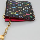 LOUIS VUITTON Multicolor Pochette Cles NM Portemonnee Zwart M93735 Auth 110059SAM-4