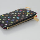 LOUIS VUITTON Multicolor Pochette Cles NM Portemonnee Zwart M93735 Auth 110059SAM-5