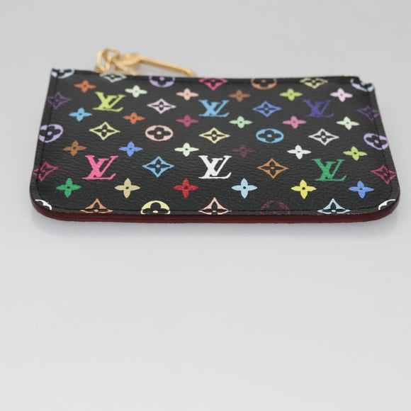 LOUIS VUITTON Multicolor Pochette Cles NM Portemonnee Zwart M93735 Auth 110059SAM