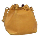 LOUIS VUITTON Epi Petit Noe Shoulder Bag Yellow M44109 LV Auth 110065-1