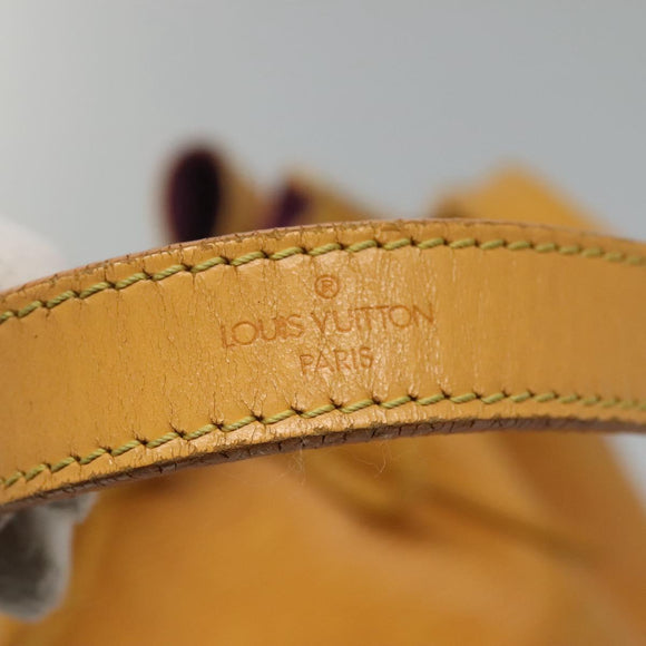 LOUIS VUITTON Epi Petit Noe Shoulder Bag Yellow M44109 LV Auth 110065