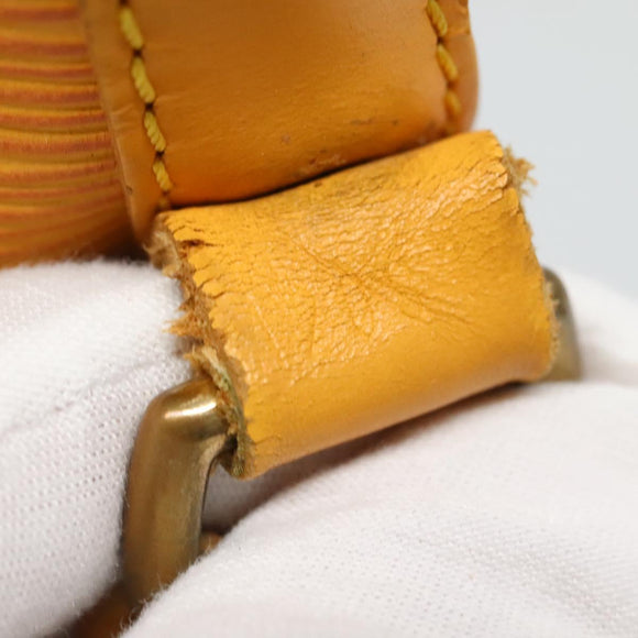 LOUIS VUITTON Epi Petit Noe Shoulder Bag Yellow M44109 LV Auth 110065
