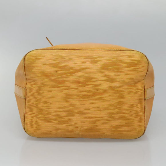 LOUIS VUITTON Epi Petit Noe Shoulder Bag Yellow M44109 LV Auth 110065