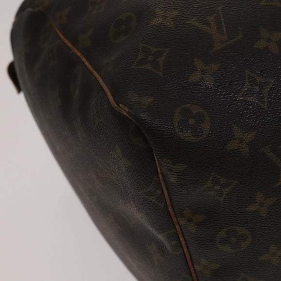 LOUIS VUITTON Monogram Keepall 60 Boston Bag M41422 LV Auth 110101