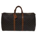 LOUIS VUITTON Monogram Keepall 60 Boston Bag M41422 LV Auth 110101-13