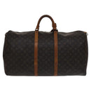 LOUIS VUITTON Monogram Keepall 60 Boston Bag M41422 LV Auth 110101-2