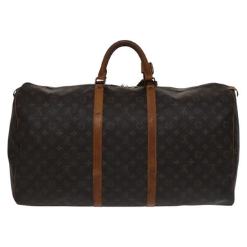 LOUIS VUITTON Monogram Keepall 60 Boston Bag M41422 LV Auth 110101 - 0