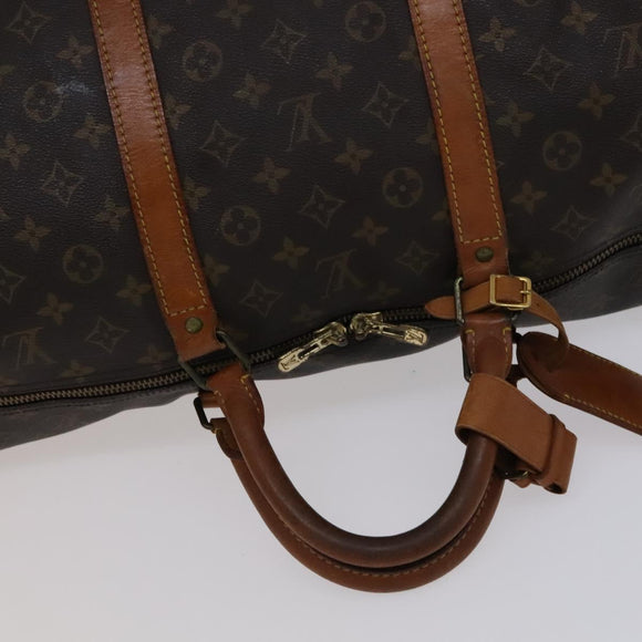 LOUIS VUITTON Monogram Keepall 60 Boston Bag M41422 LV Auth 110101