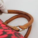 LOUIS VUITTON Monogram Graffiti Speedy 30 Hand Bag Pink M93704 LV Auth 110106A-14