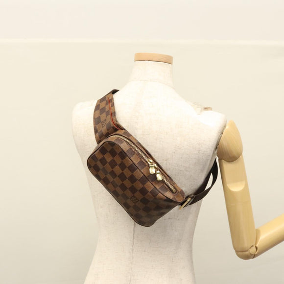 LOUIS VUITTON Damier Ebene Geronimos Shoulder Bag N51994 LV Auth 110110
