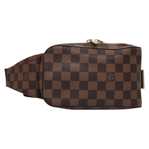 LOUIS VUITTON Damier Ebene Geronimos Shoulder Bag N51994 LV Auth 110110