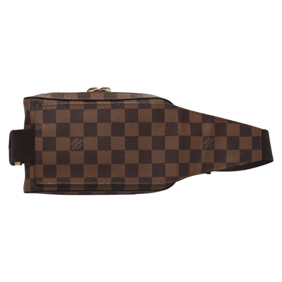LOUIS VUITTON Damier Ebene Geronimos Shoulder Bag N51994 LV Auth 110110