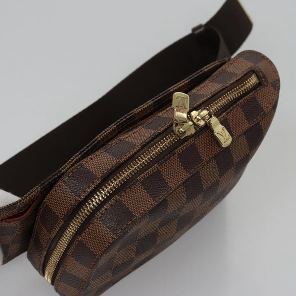 LOUIS VUITTON Damier Ebene Geronimos Shoulder Bag N51994 LV Auth 110110