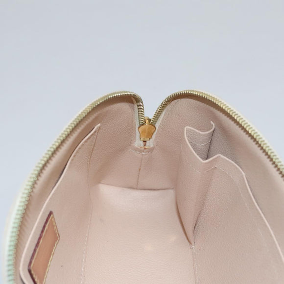 LOUIS VUITTON Damier Azur Pochette Cosmetic GM Pouch N23346 LV Auth 110125V