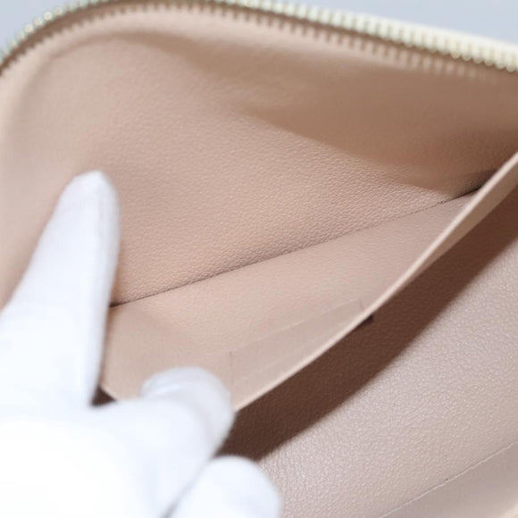 LOUIS VUITTON Damier Azur Pochette Cosmetic GM Pouch N23346 LV Auth 110125V