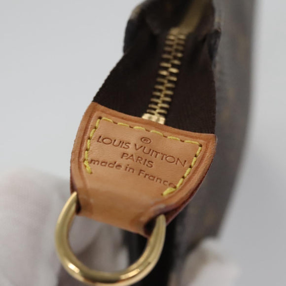 LOUIS VUITTON Monogram Bucket PM Accessory Pouch LV Auth 110133