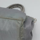 PRADA Hand Bag Nylon 2way Gray Auth 110159-12
