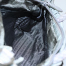 PRADA Hand Bag Nylon 2way Gray Auth 110159-18
