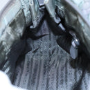 PRADA Hand Bag Nylon 2way Gray Auth 110159-19