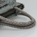 PRADA Hand Bag Nylon 2way Gray Auth 110159-7